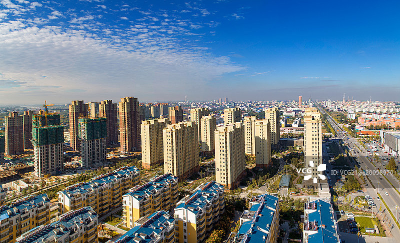 山东省日照市莒县岳家村大楼图片素材