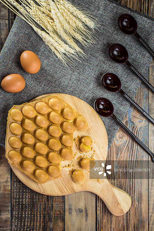 鸡蛋仔图片素材