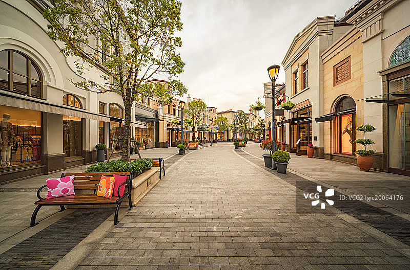 苏州奕欧来欧士小镇风景图片素材