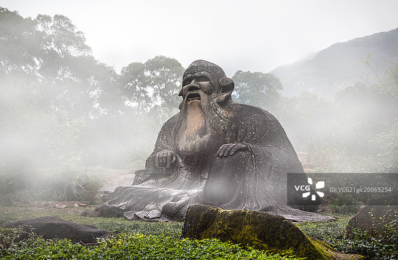 泉州清源山老子像图片素材