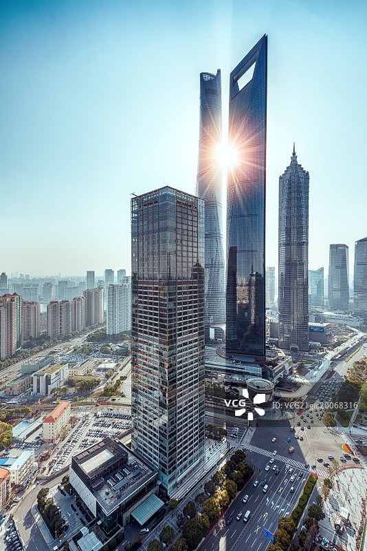 上海城市浦东外滩建筑图片素材