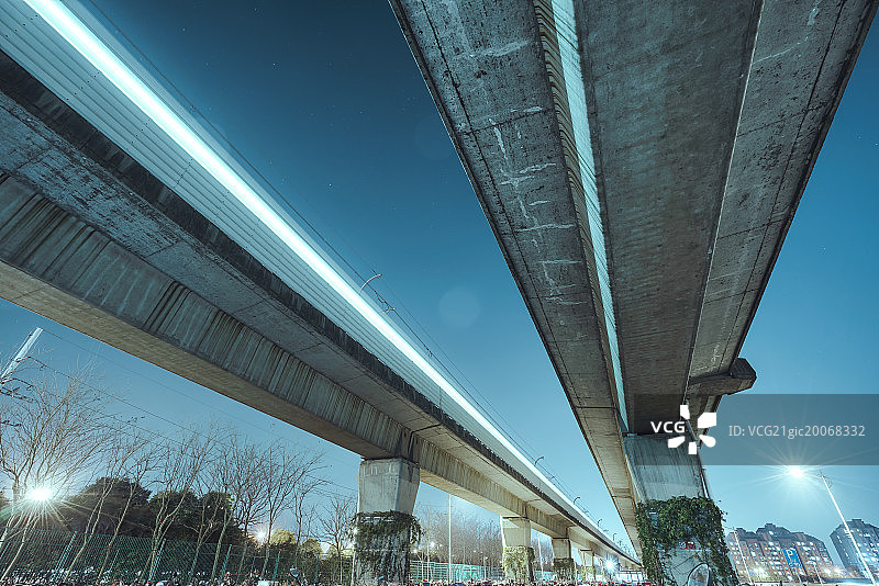 高架立交桥下图片素材