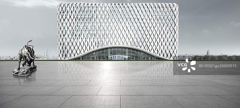 上海城市风光道路平台图片素材