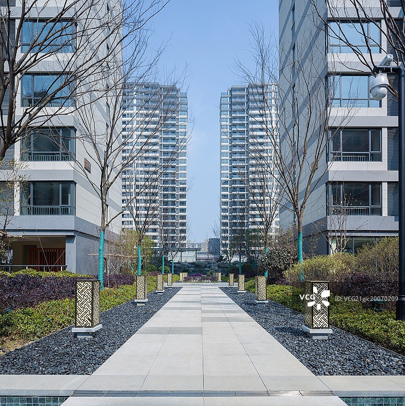 小区住宅建筑图片素材