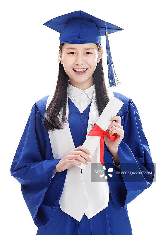 穿学士服的大学生图片素材