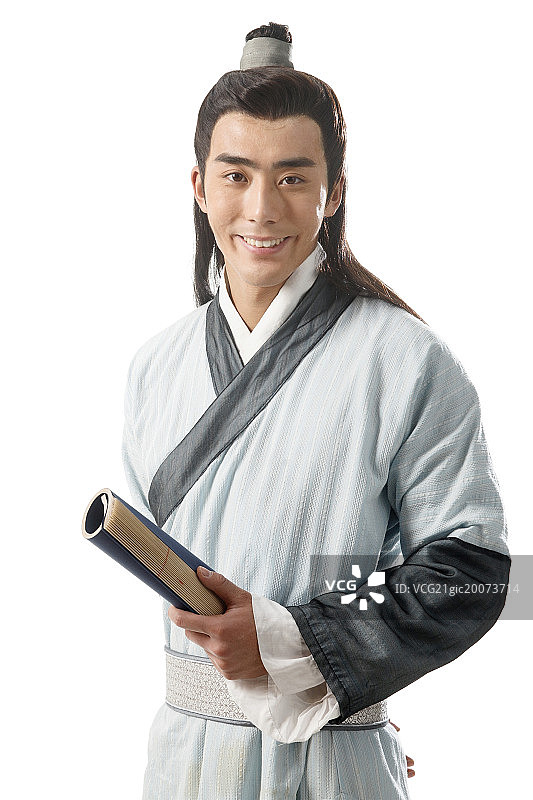 一个书生图片素材