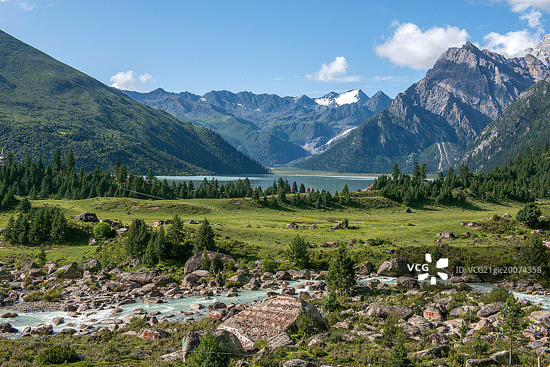 四川省甘孜州雀儿山新路海风光图片素材