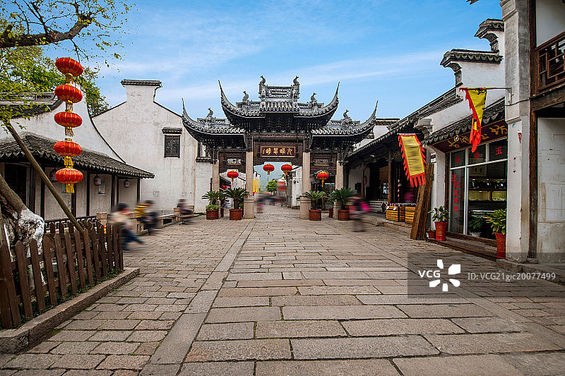 江苏省无锡惠山古镇图片素材