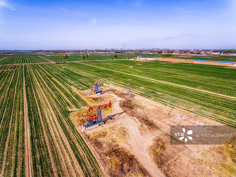 河北省任丘油田图片素材