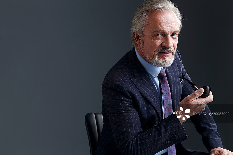 权威商务老年男人图片素材