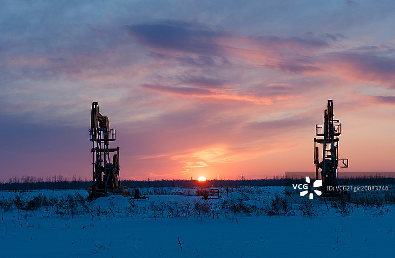 黑龙江省大庆油田图片素材