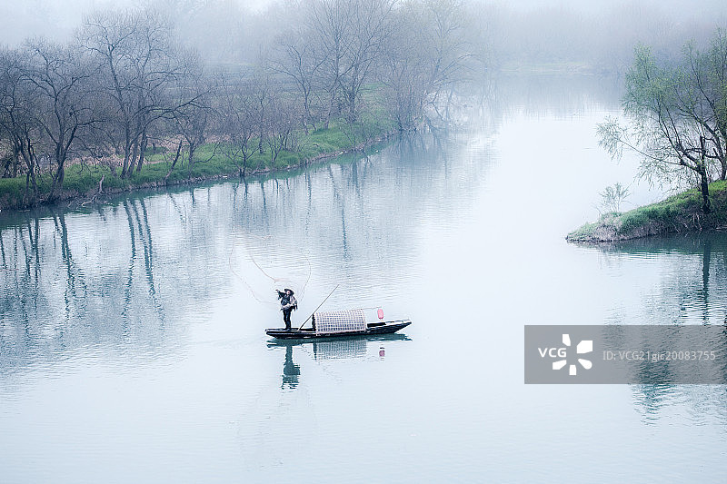 江西省婺源月亮湾风光图片素材