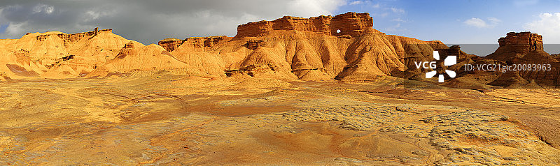 新疆维吾尔自治区北疆魔鬼城图片素材