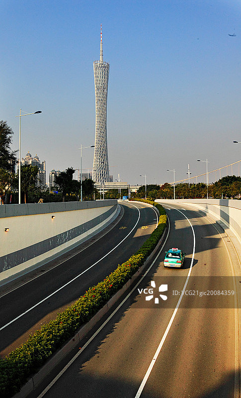 广东省广州城市建筑风光图片素材