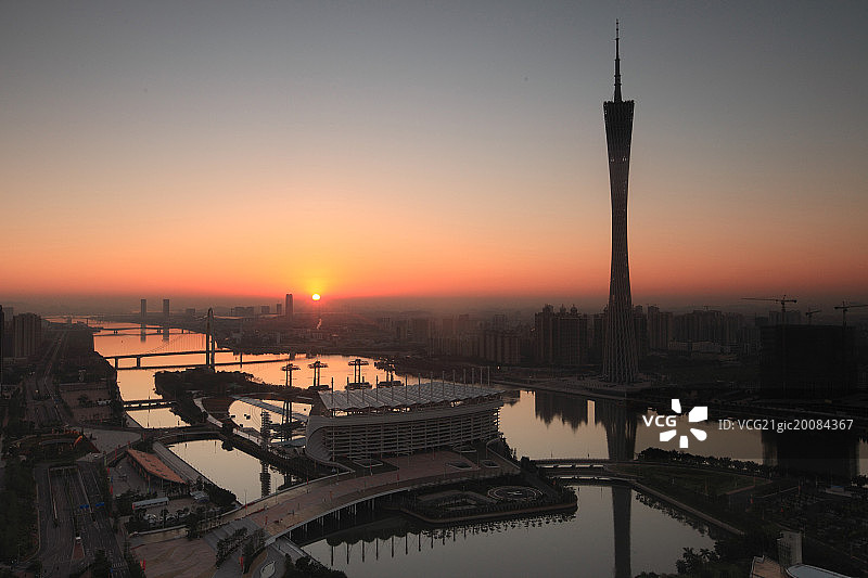 广东省广州城市建筑风光图片素材