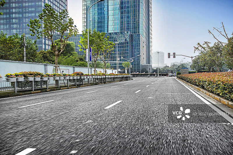 上海城市街道图片素材