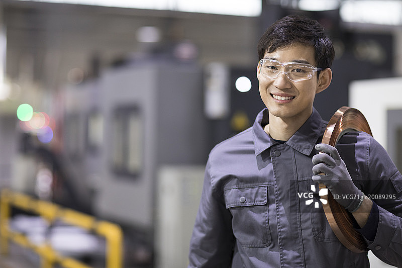 自信的工程师图片素材