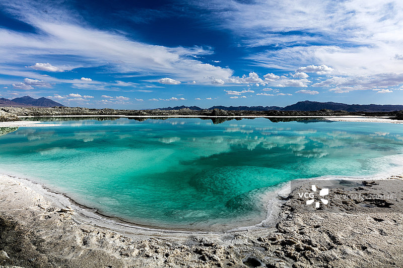 青海大柴旦湖图片素材