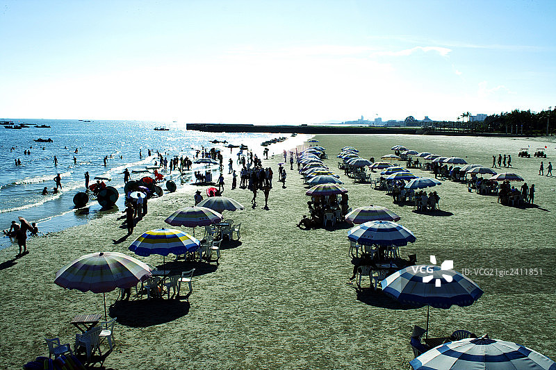 广西北海银滩风光图片素材