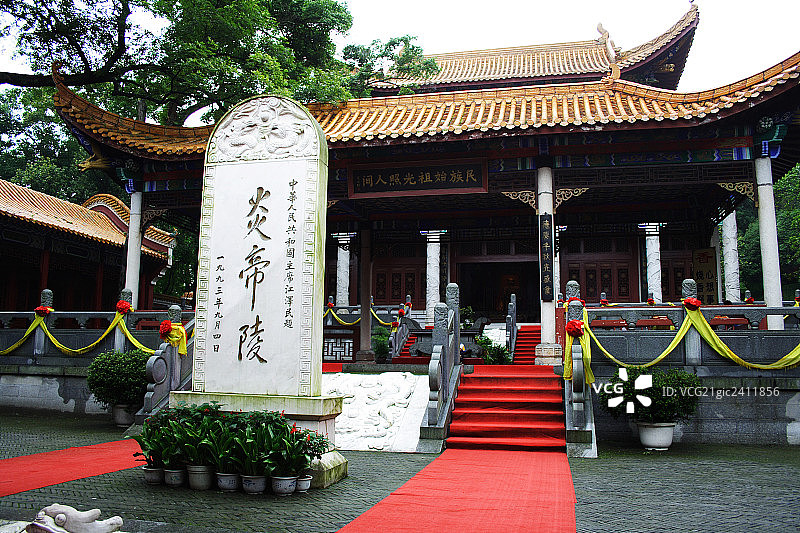 湖南炎陵县炎帝陵图片素材