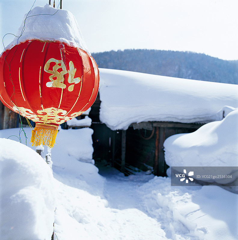 黑龙江牡丹江双峰林场雪乡图片素材