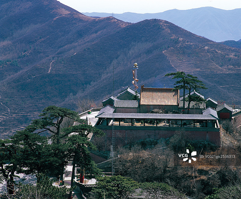 妙峰山建筑，北京图片素材