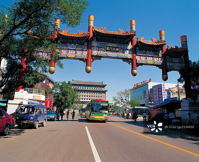 前门大街，北京图片素材