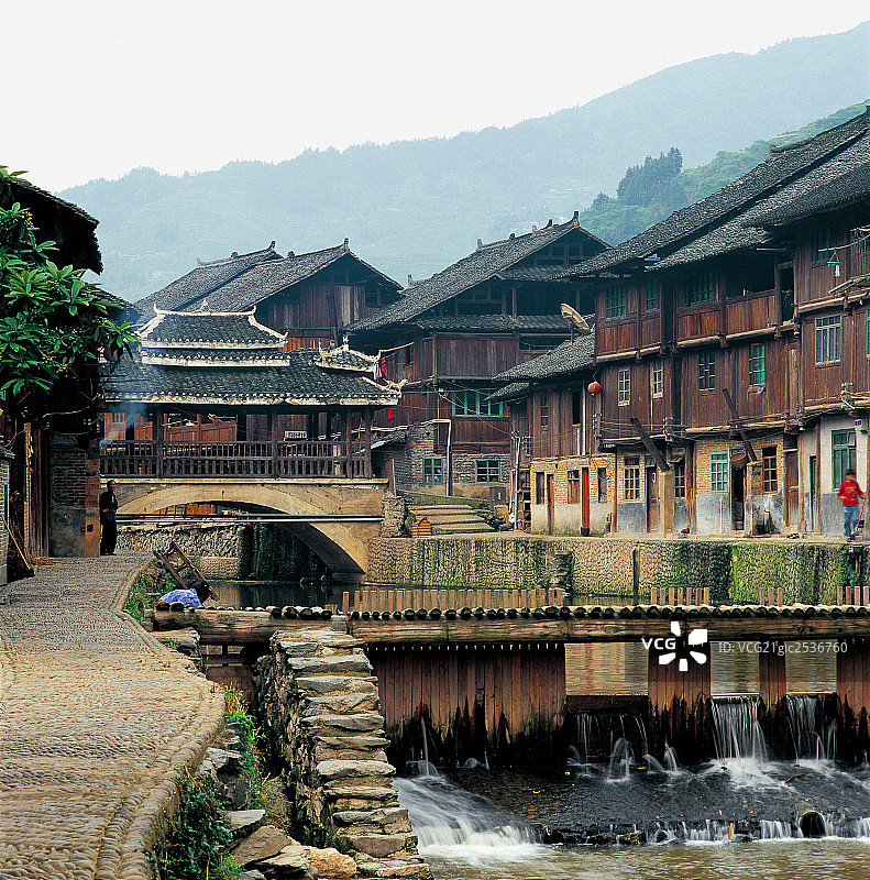 贵州启肇兴民居图片素材
