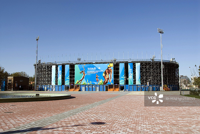 朝阳公园沙滩排球场图片素材