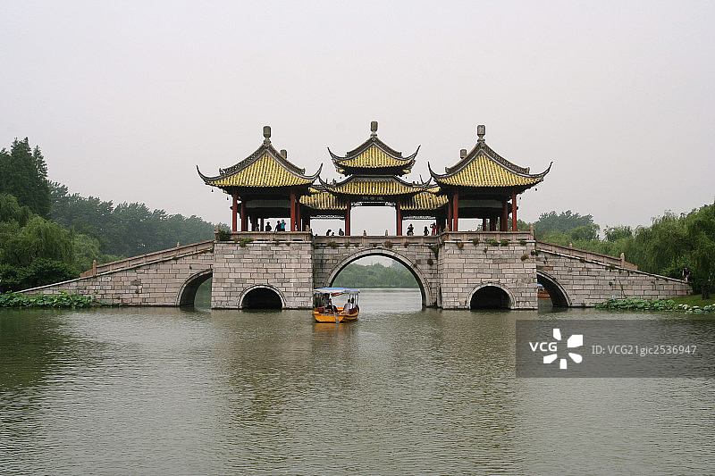 扬州五亭桥图片素材