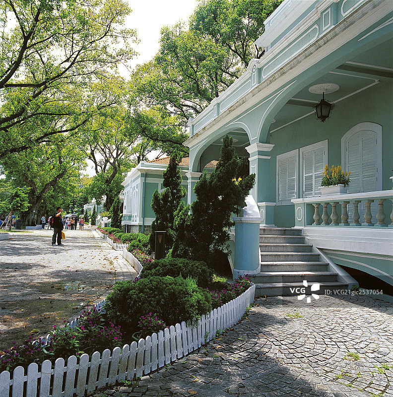 澳门 龙环葡韵 住宅博物馆 澳门八景图片素材