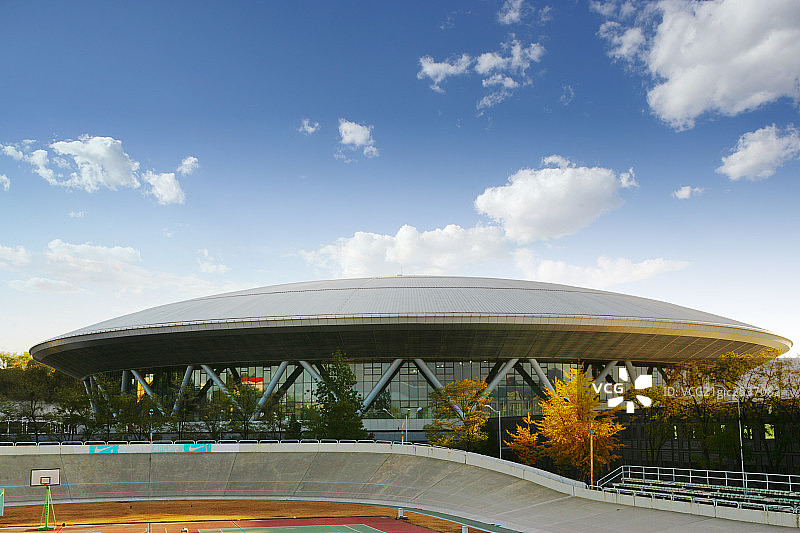 老山自行车馆图片素材