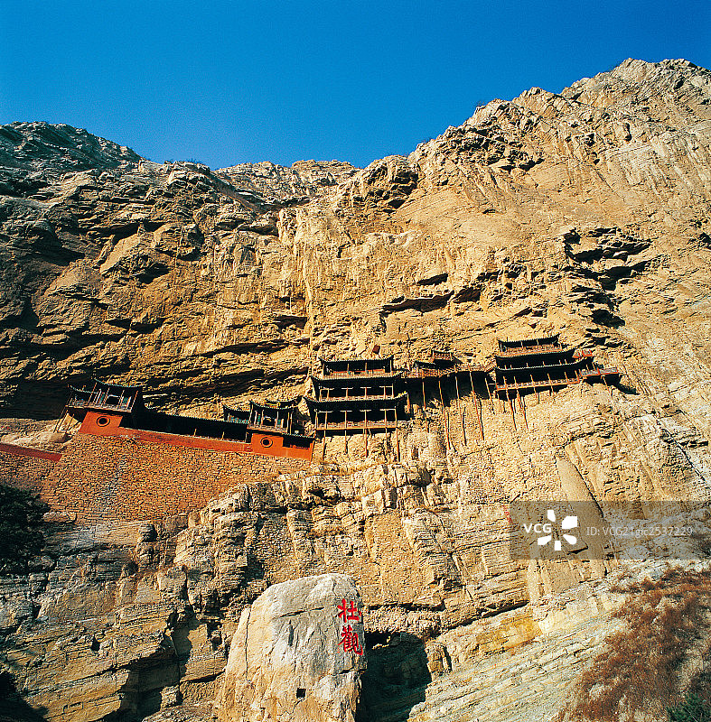 山西悬空寺图片素材