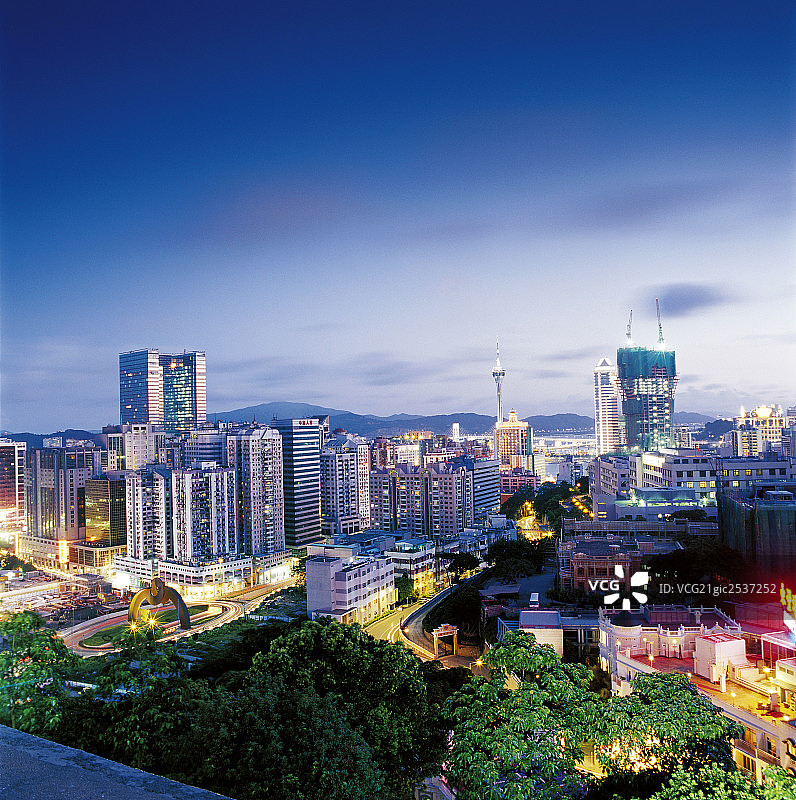 澳门 城市风光 高层建筑图片素材