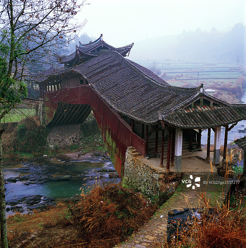 浙江泰顺廊桥图片素材