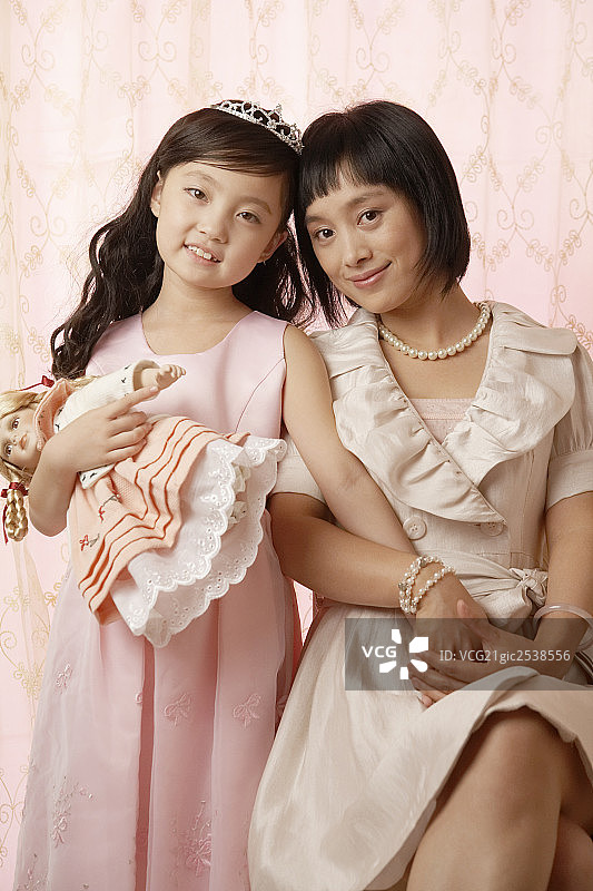 女儿和妈妈图片素材