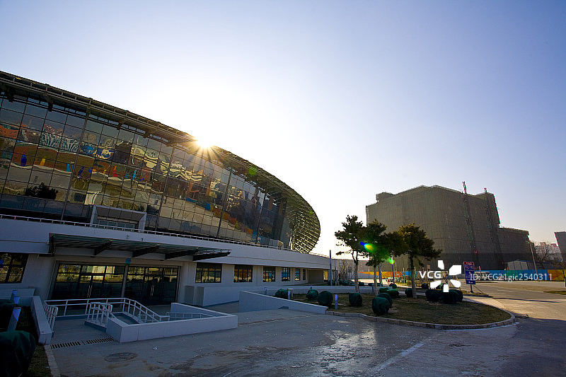 工业大学体育馆,北京,首都,中国图片素材