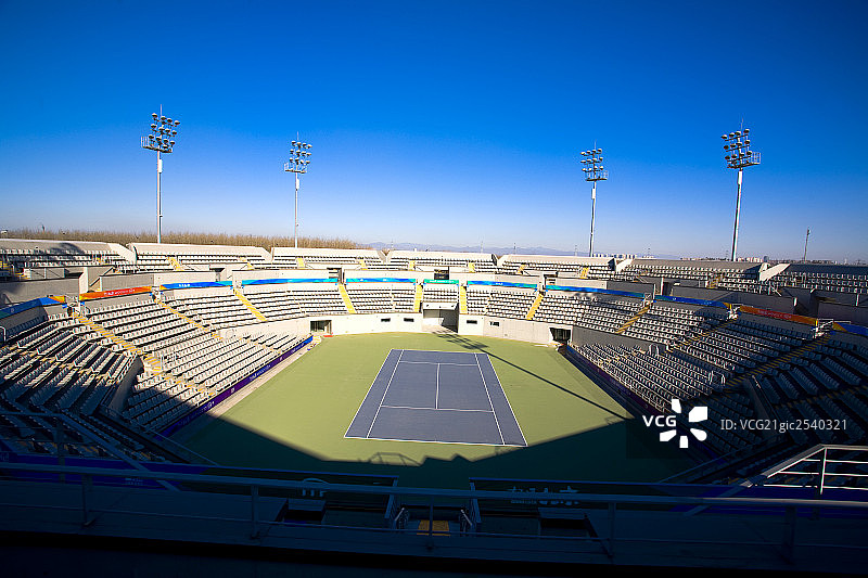 奥林匹克网球场，北京,首都,中国图片素材