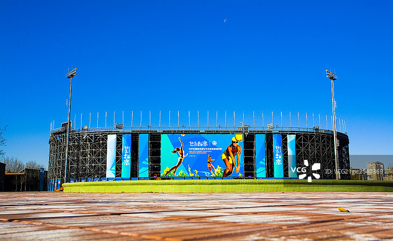 沙滩排球场，北京,首都,中国图片素材