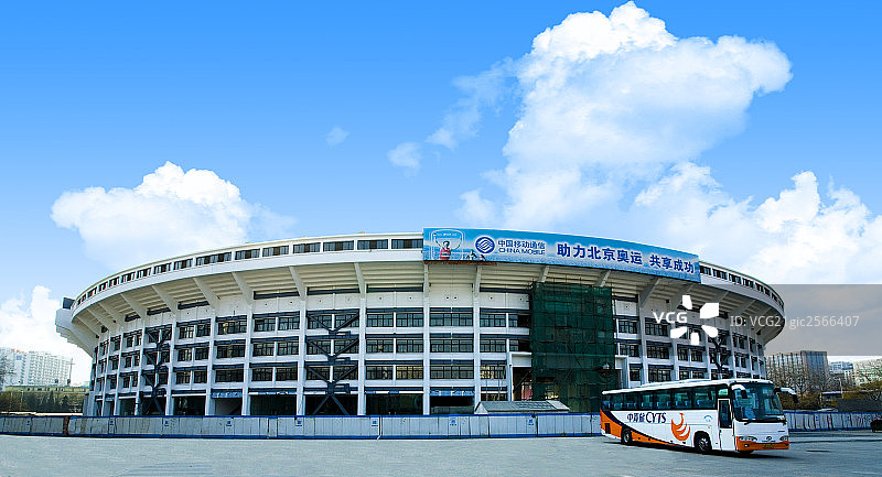 工人体育馆，北京,首都,中国图片素材