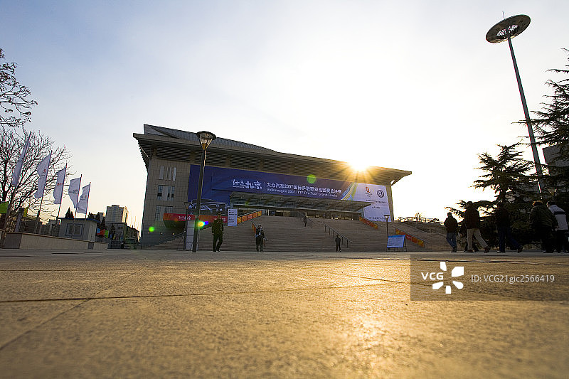 北大体育馆，北京,首都,中国图片素材