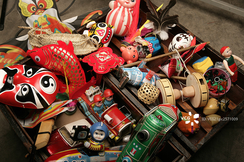 概念-老式玩具图片素材