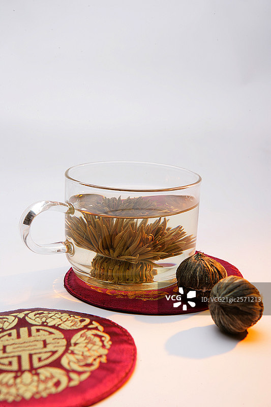 茶具-茶杯,菊花茶图片素材