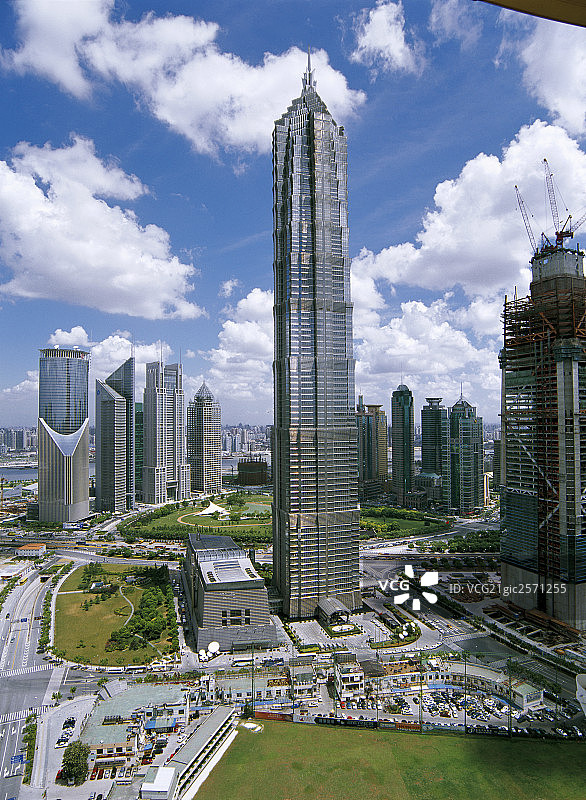 上海世贸大厦图片素材