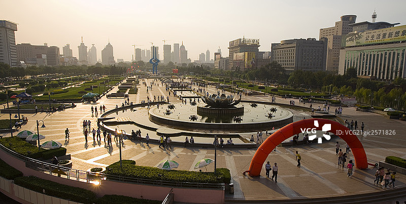 山东泉城广场图片素材