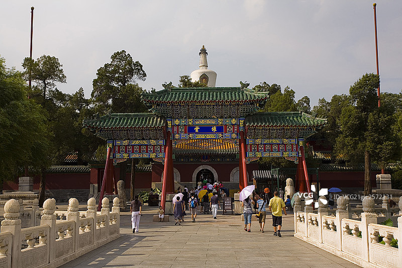 北海公园，北京图片素材