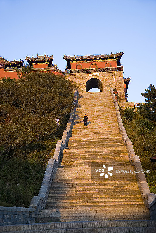 山东泰山之巅图片素材