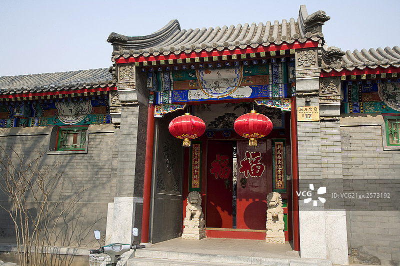 北京胡同图片素材