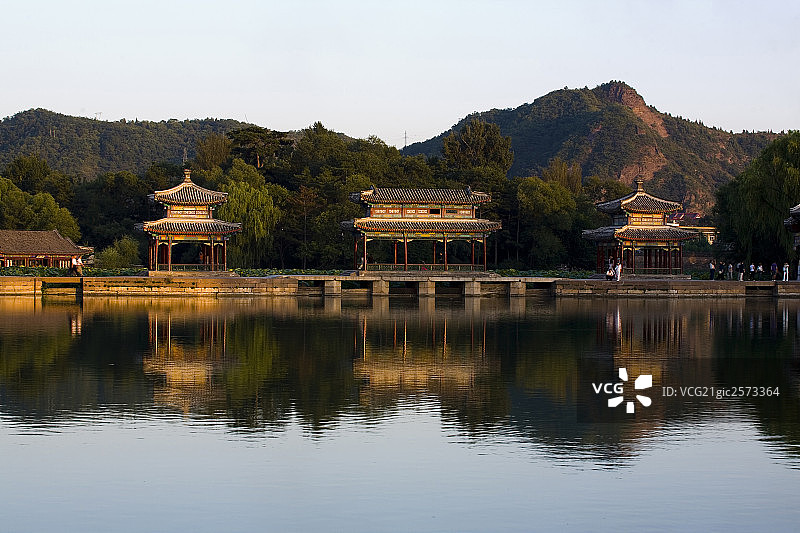 承德皇宫避暑山庄图片素材