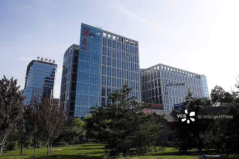 北京中关村科技园区建筑群景观图片素材